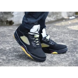 Classy Air Jordan 5 Burgundy X A Ma Maniere Shoes For Men (BSF1276)