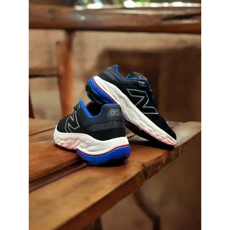 Classy New Balance Fresh Foam X 860 V14 Black White Shoes For Men (BSF1279)