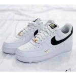 Classy Nike Air Force 1 Gold Mini Swoosh Shoes For Men (SP200)