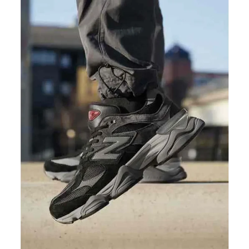 Classy New Balance 9060 Black Castlerock Shoes For Men (SP205)