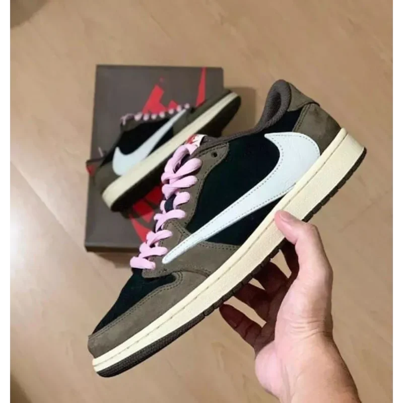 Classy Travis Scott X Air Jordan Retro 1 Low Shoes For Men (S1H51)