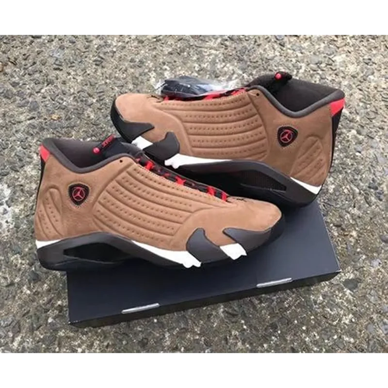 Premium Air Jordan 14 Winterized Archaeo Brown Shoes For Men (SFS1538)