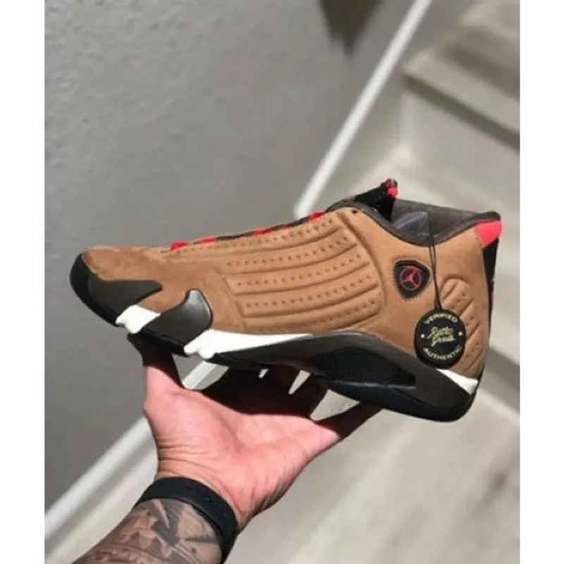 Premium Air Jordan 14 Winterized Archaeo Brown Shoes For Men (SFS1538)