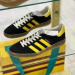 Premium Adidas X Gucci Gazelle Black Yellow Shoes For Men (BSF1572)