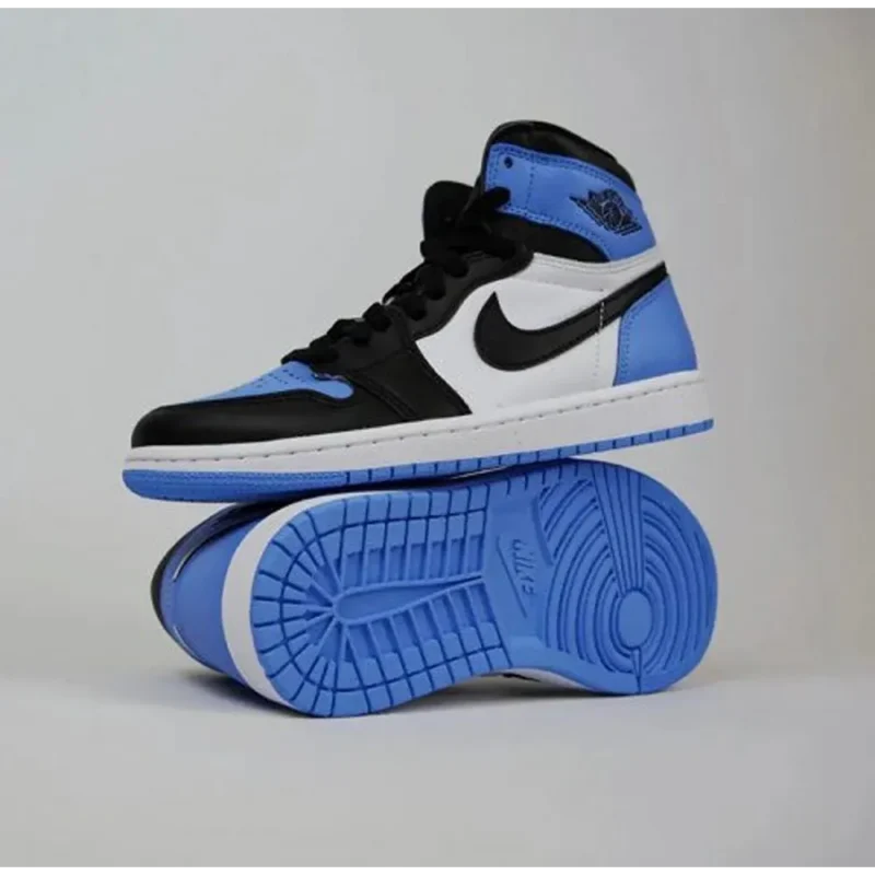 Classy Nike Air Jordan Retro 1 High Unc Toe Shoes For Men (SFS1561)