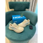 Classy Hoka Mach X Cream Shoes For Men (LAZ1681)