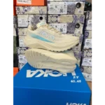 Classy Hoka Mach X Cream Shoes For Men (LAZ1681)