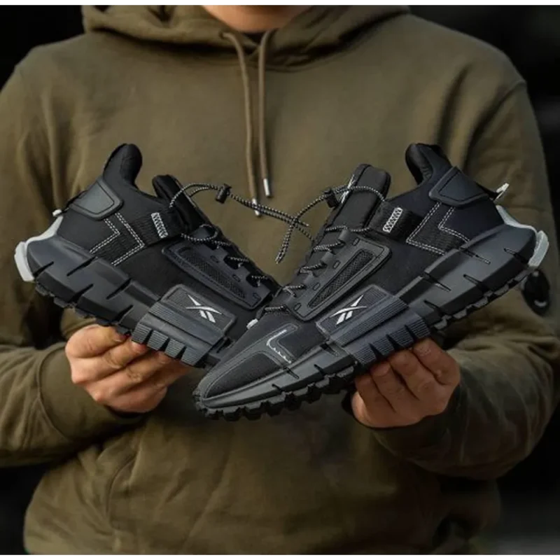 Premium Reebok Zig Kinetica Black Shoes For Men (BSF1604)