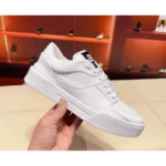 Trendy Dolce & Gabbana New Roma Top Low Triple White Shoes For Men (SOH362)