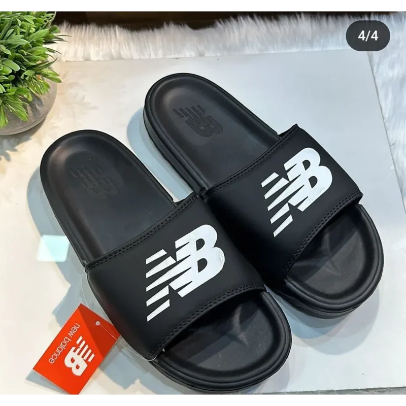 Trendy New Balance Slides Black For Men (BH1038)