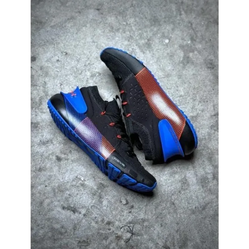 Imported Under Armour Hovr Phantom 3 Black Blue Shoes For Men (SFS1665)