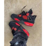 Imported Air Jordan Retro 4 Thunder Red Shoes For Men (BSF1722)
