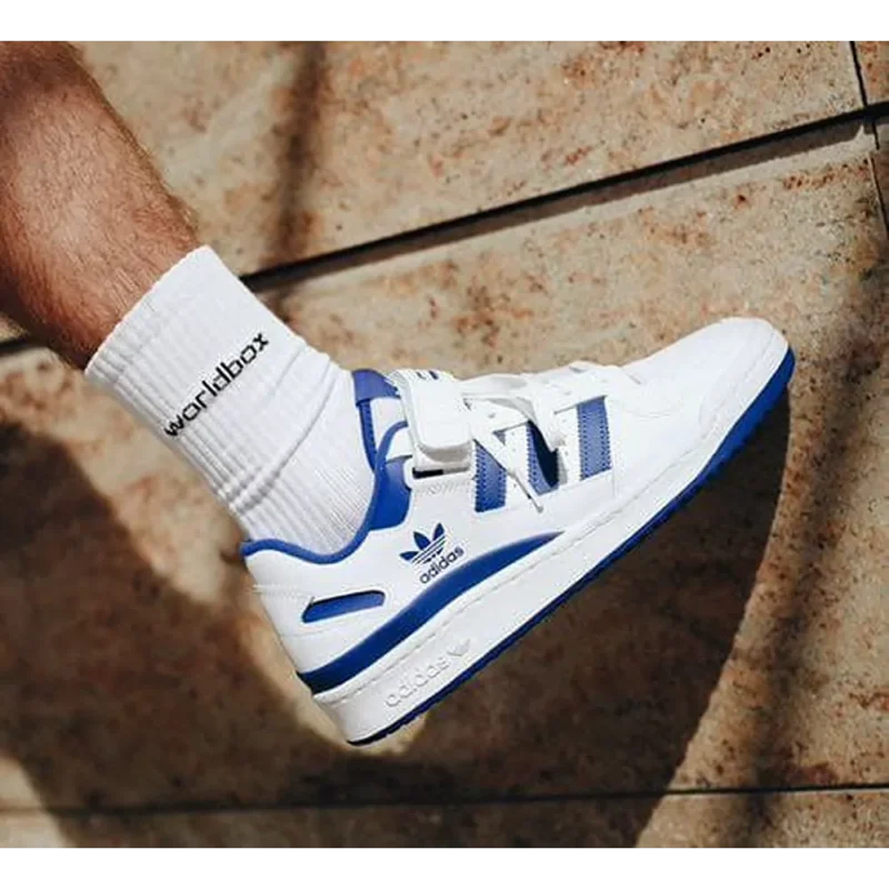Imported Adidas Forum 84 low Blue Shoes For Men (TD114)