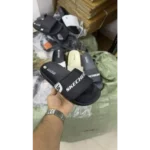 Luxurious Skechers Hyper Burst Recovery Black Slides For Men (FF506)