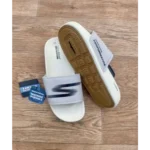 Luxurious Skechers Logo S Hyper Burst Soft Slides For Men (FF508)