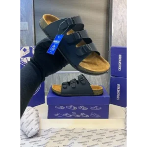 Luxurious Birkenstocks Blue Slide For Men (FF515)