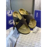 Luxurious Birkenstocks Brown Slide For Men (FF519)