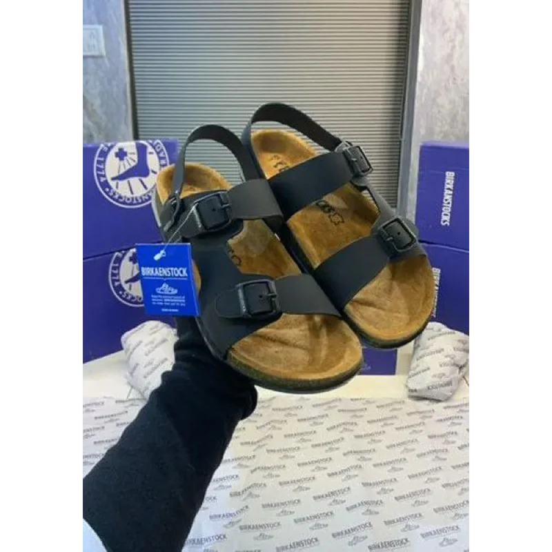 Luxurious Birkenstocks Black Sandal For Men (FF522)