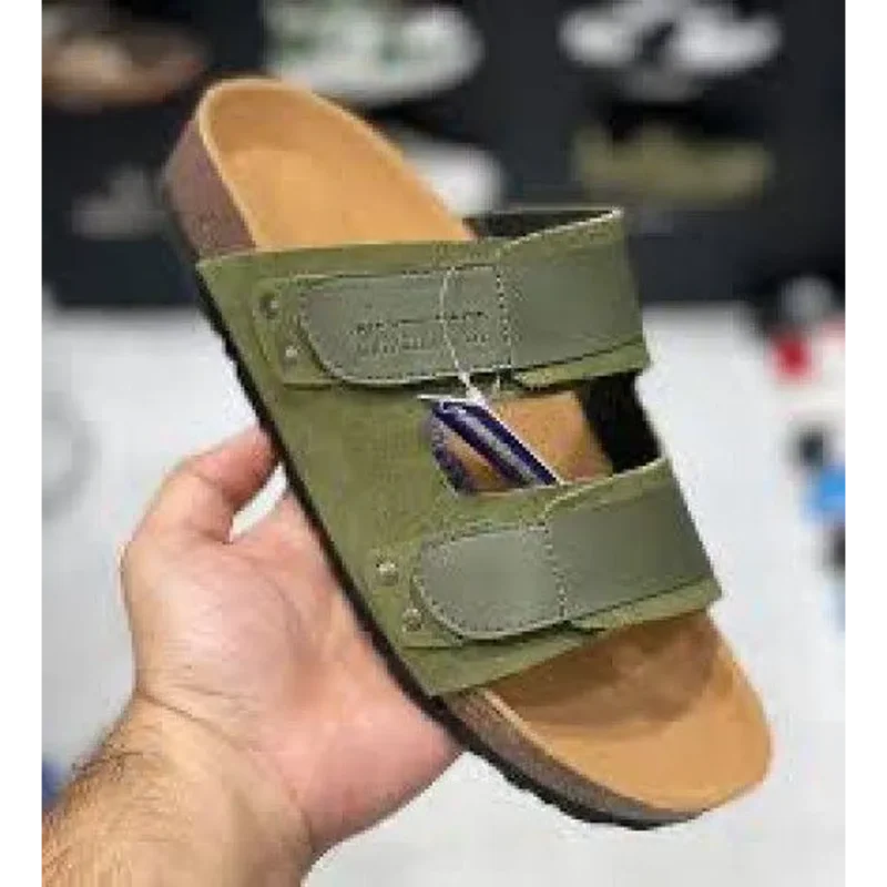 Luxurious Birkenstocks Green UJI Sandal For Men (FF526)