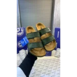Luxurious Birkenstocks Green UJI Sandal For Men (FF526)