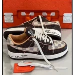 Luxurious Nike Airforce Lv Brown Shoes For Men (SIG714)