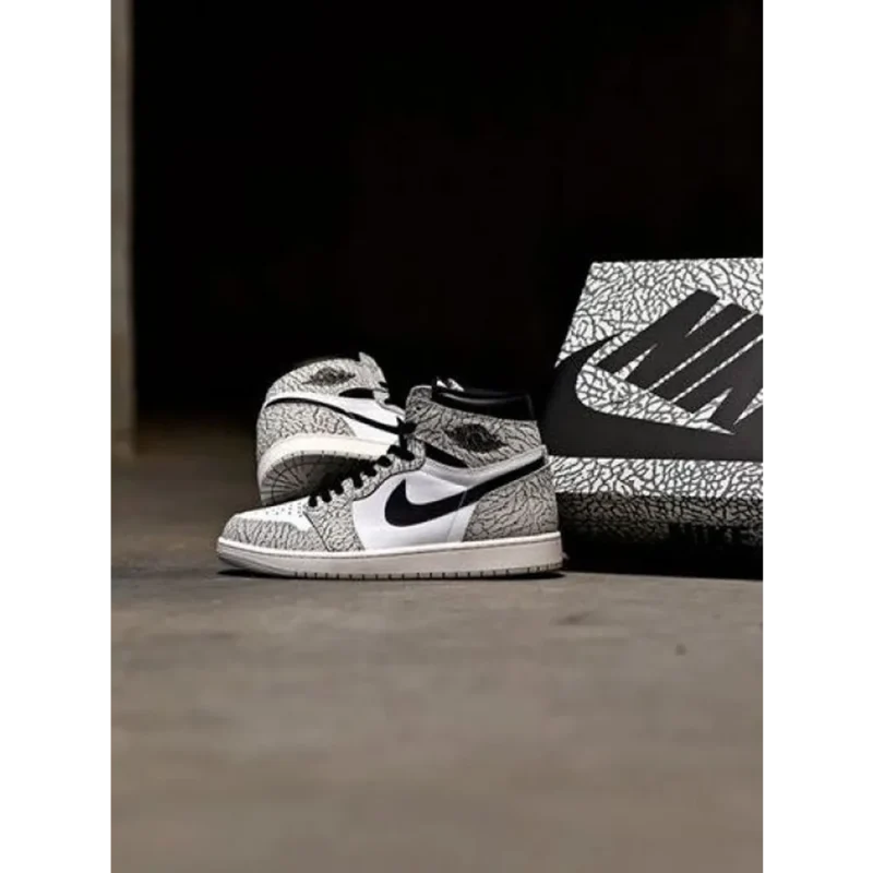 Luxurious Air Jordan Retro 1 Elephant Print Shoes For Men (SIG721)