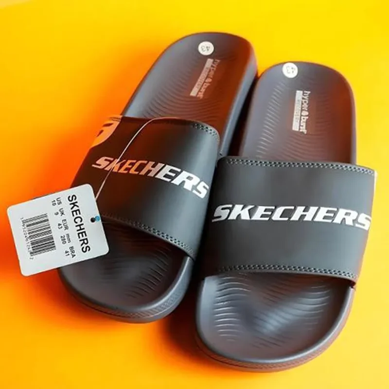 Luxurious Skecher Hyper Burst Grey Shoes For Men (SIG735)