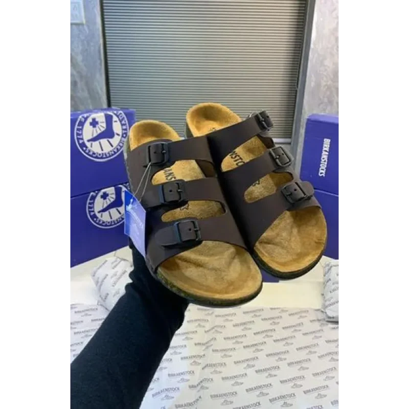 Luxurious Birkenstocks Brown Slide For Men (SIG745)
