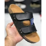 Luxurious Birkenstocks Black Uji Slide For Men (SIG54)