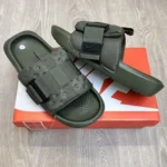 Luxurious Nike Asuna 3 Adjust Green Luxurious Quality Slides For Men (SIG765)