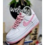 Trendy Nike Air Force 07 Valentine Pink Shoes For Women (SFS1884)