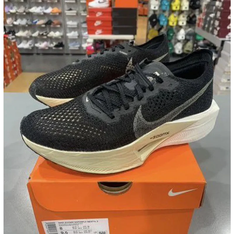 Trendy Nike Vaporfly Next 3 Black Gold Shoes For Men (FF555)