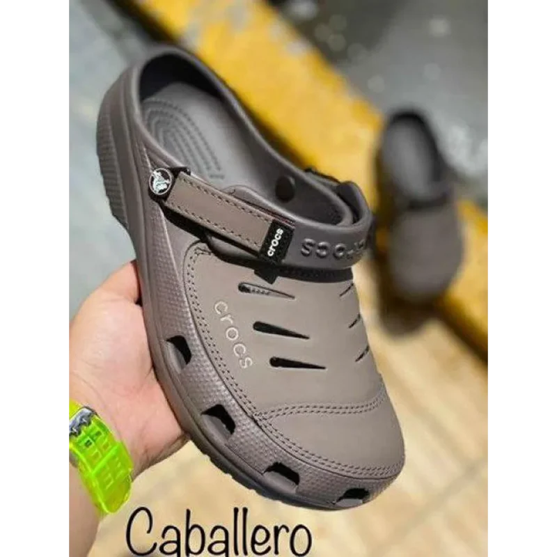 Trendy Classic Yukoon Clog Sandal Brown For Men (FF575)