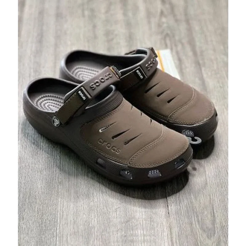 Trendy classic yukoon clog sandal tan For Men (FF573)
