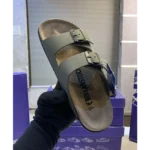 Trendy Birkenstock Slides Green For Men (FF590)