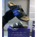 Trendy Birkenstock Slides Black For Men (FF591)