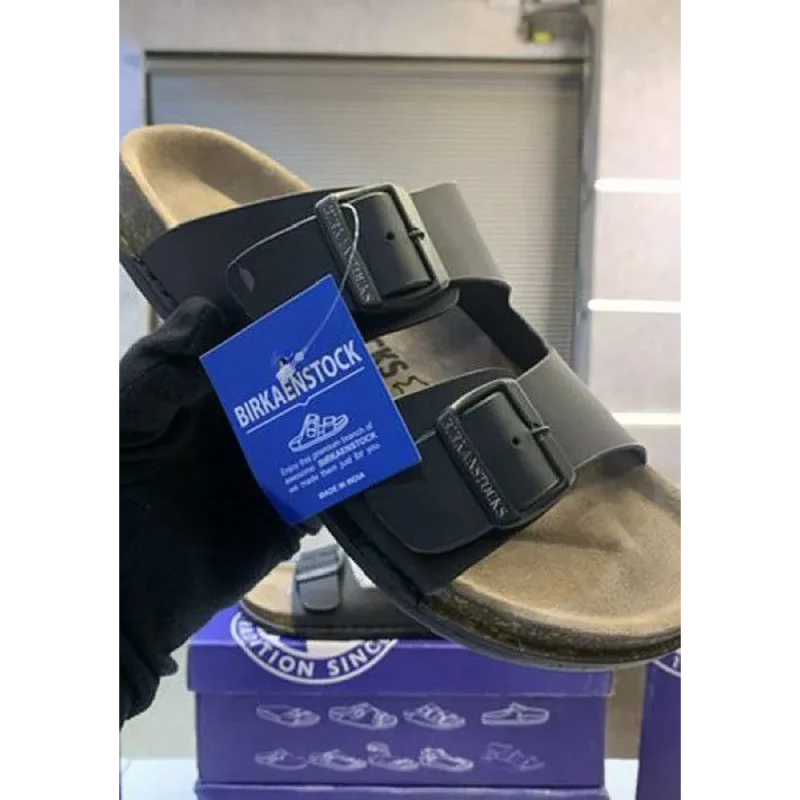 Trendy Birkenstock Slides Black For Men (FF591)