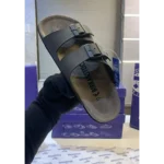Trendy Birkenstock Slides Black For Men (FF591)