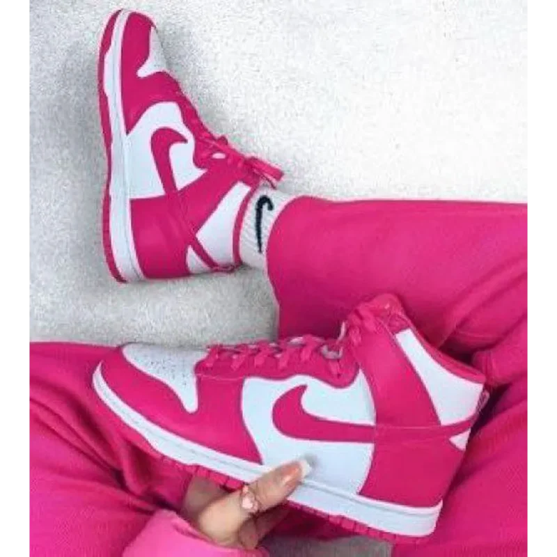 Trendy Nike Sb Dunk High Pink Shoes For Women (FF748)