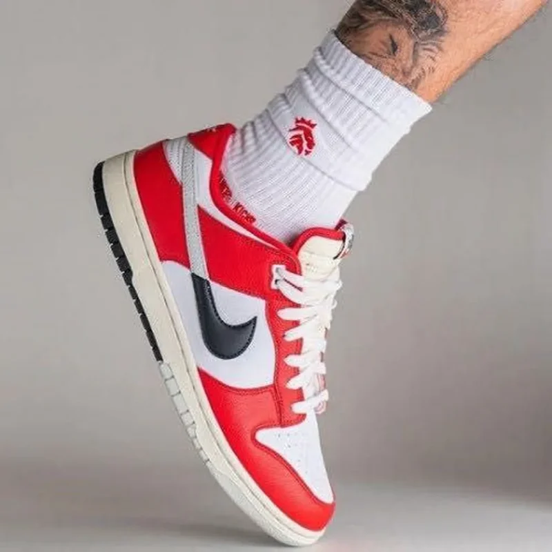 Trendy Nike Sb Dunk Low Chicago Split Red Shoes For Men (FF598)