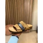 Trendy Birkenstock Kyoto Slides Tan For Men (FF605)