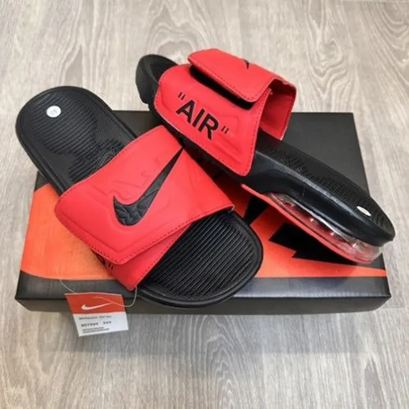 Trendy Nike Airmax Camden Adjust Trendy Red Flip-Flop For Men (ETS90)