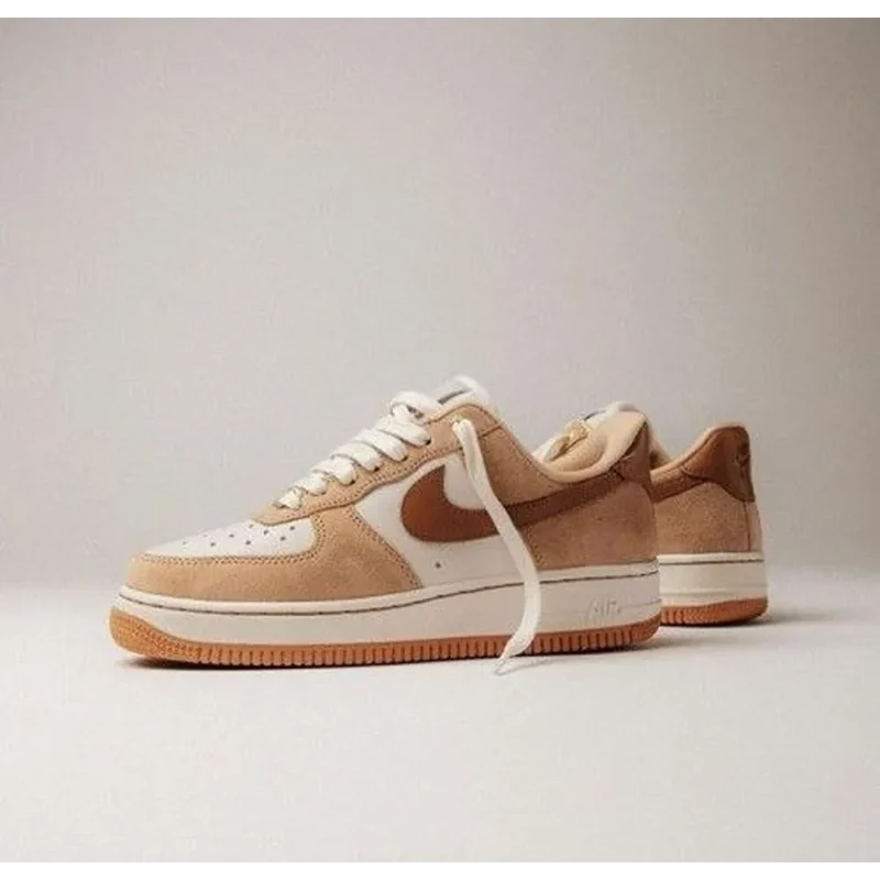 Trendy Nike Airforce 1 Vachetta Tan Shoes For Men (ETS118)