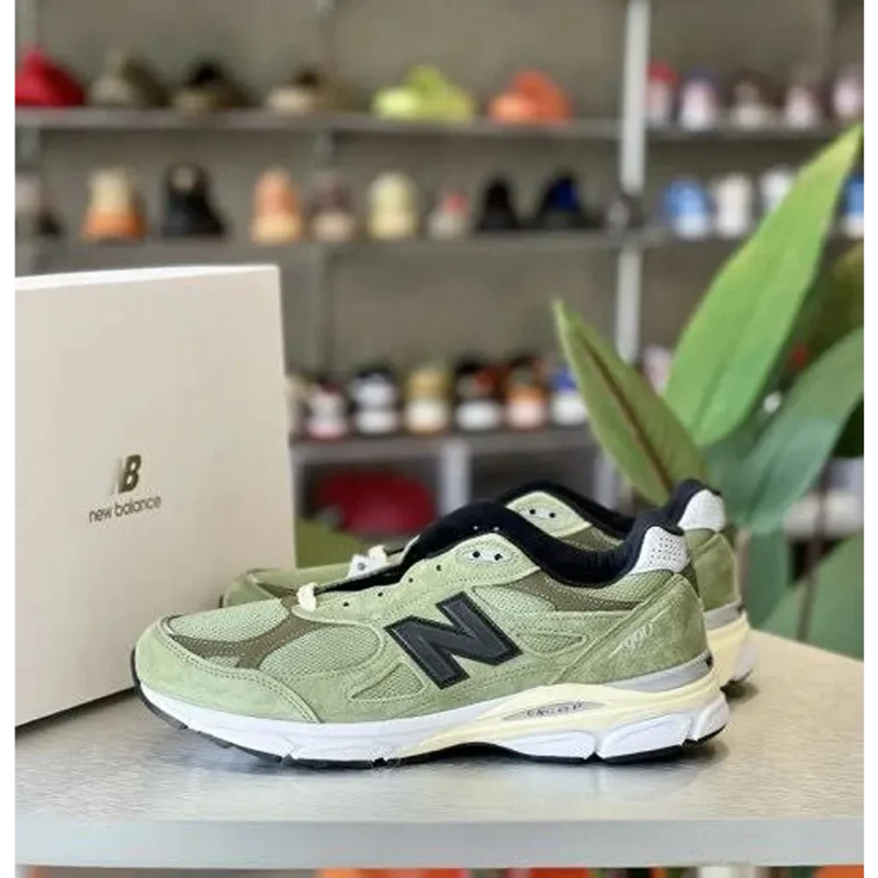 Trendy New Balance 990v3 Jjjjound Olive Shoes For Men (FF614)