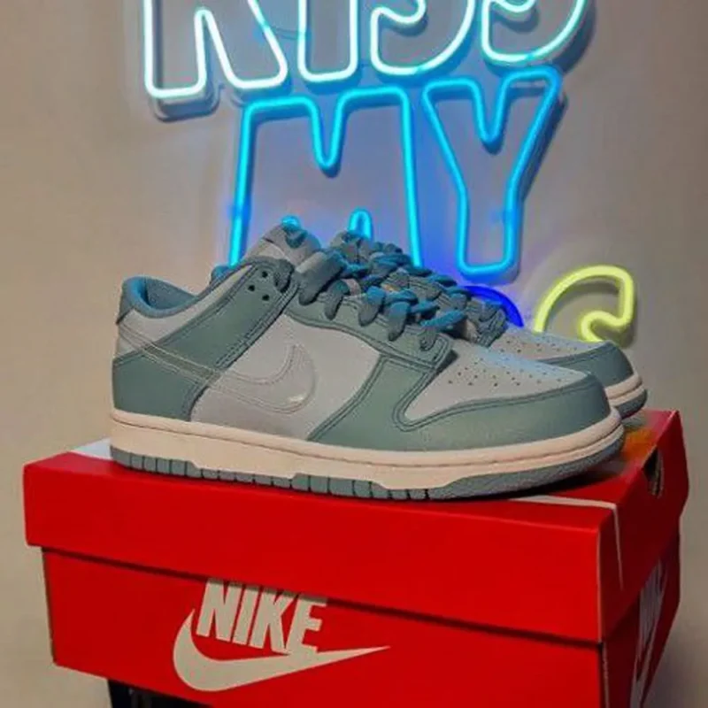 Trendy Nike Dunk Low Retro Gs Blue Clear Aura Shoes For Men (FF626)