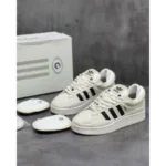 Trendy Adidas X Bad Bunny Campus White Black Shoes For Men (FF627)
