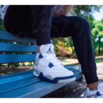 Trendy Air Jordan 4 Midnight Navy Shoes For Men (FF633)