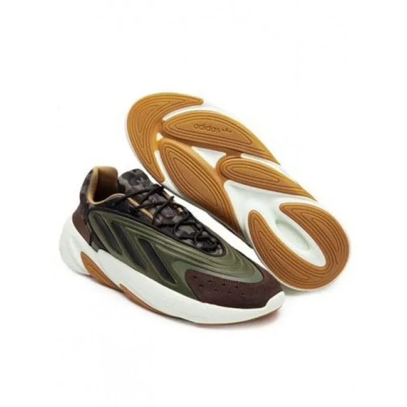 Trendy Adidas Ozelia Military Green Shoes For Men (FF637)