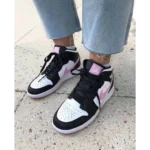 Trendy Nike Air Jordan 1 Mid Arctic Pink Shoes For Women (FF742)