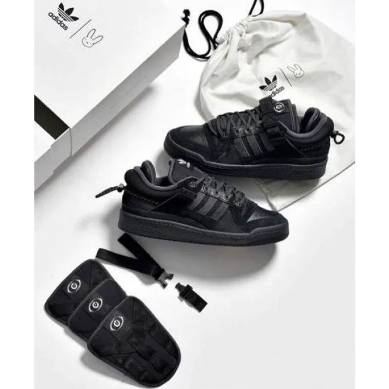 Trendy Adidas Bad Bunny Black With Accessories Shoes For Men (FF654)